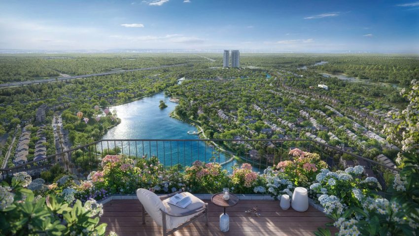 phoi canh du an forest onsen tai eco retreat long an 2